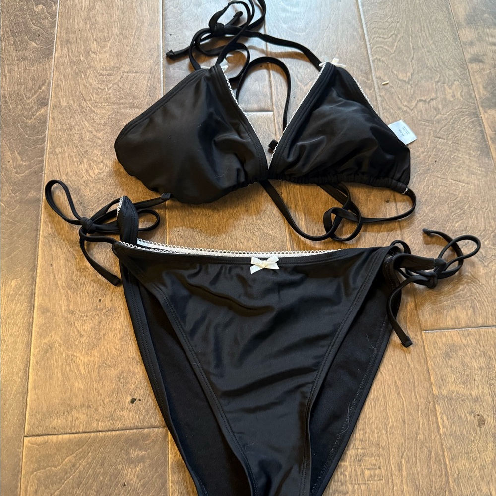 Wild Fable Black Bikini Set